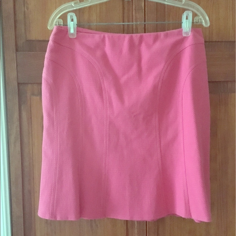 NWT Vintage Nanette LePore Pink Cotton Pique Skrt